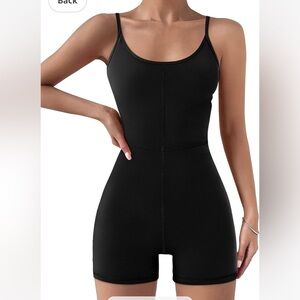 Black Sleeveless Jumpsuit with Scoop Neckline